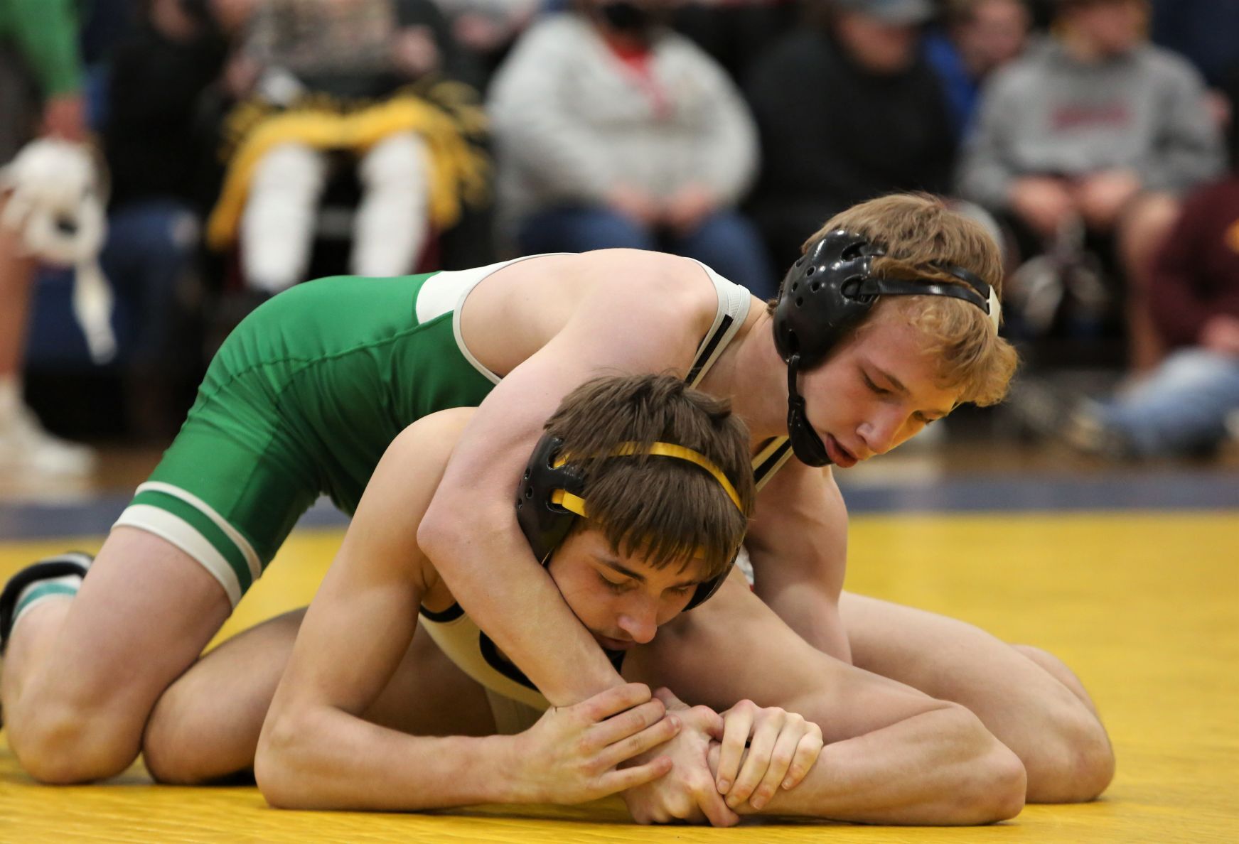 Boys wrestling Class 2A District Tournament - Fox